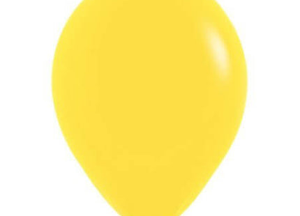 Sempertex - 11" Fashion Yellow Latex Balloons (100pcs) - SKU:530051 - UPC:030625530057 - Party Expo