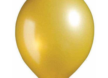 Sempertex - 11" Metallic Gold Latex Balloons (100ct) - SKU:530821 - UPC:030625530828 - Party Expo