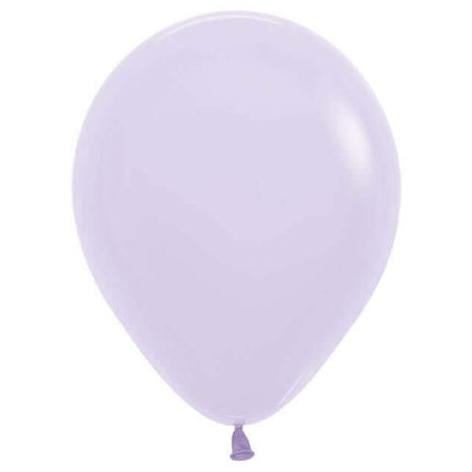 Sempertex - 11" Pastel Matte Lilac Latex Balloons (100pcs) - SKU:531781 - UPC:030625531788 - Party Expo
