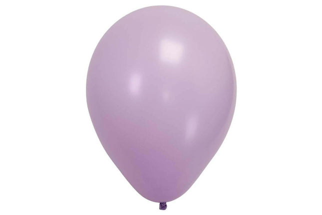 Sempertex - 11" Pastel Matte Lilac Latex Balloons (50pcs) - SKU:155784 - UPC:7703340155784 - Party Expo