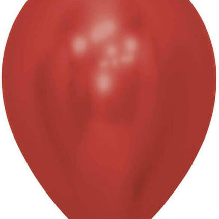 Sempertex - 11" Reflex Crystal Red Latex Balloons (50pcs) - SKU:172309 - UPC:7703340172309 - Party Expo