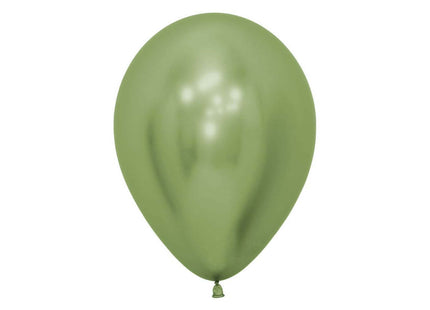 Sempertex - 11" Reflex Lime Green Latex Balloons (50pcs) - SKU:169736 - UPC:7703340169736 - Party Expo