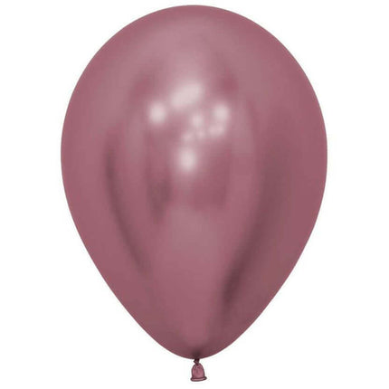 Sempertex - 11" Reflex Pink Latex Balloons (50pcs) - SKU:169613 - UPC:7703340169613 - Party Expo