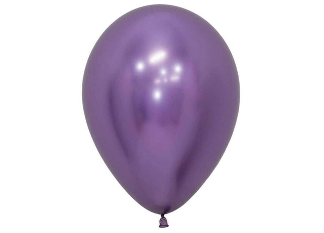 Sempertex - 11" Reflex Violet Latex Balloons (50pcs) - SKU:169767 - UPC:7703340169767 - Party Expo