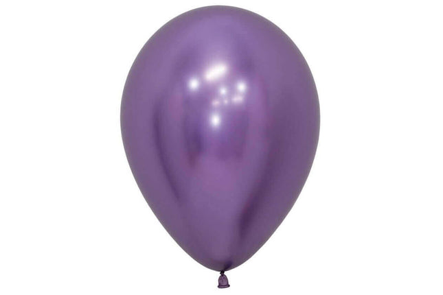 Sempertex - 11" Reflex Violet Latex Balloons (50pcs) - SKU:169767 - UPC:7703340169767 - Party Expo