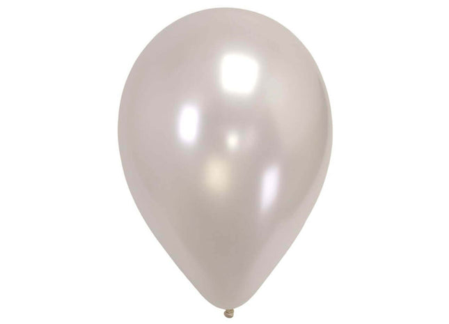 Sempertex - 11" Satin Pearl Latex Balloons (50pcs) - SKU:236162 - UPC:7703340236162 - Party Expo