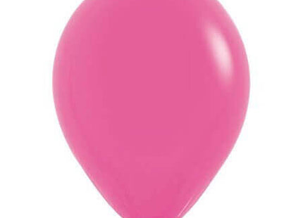 Sempertex - 18" Deluxe Fuchsia Latex Balloons (25 Count) - SKU:550101 - UPC:030625550109 - Party Expo