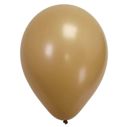 Sempertex - 18" Fashion Latte Latex Balloons (25pcs) - SKU:386942 - UPC:7703340386942 - Party Expo