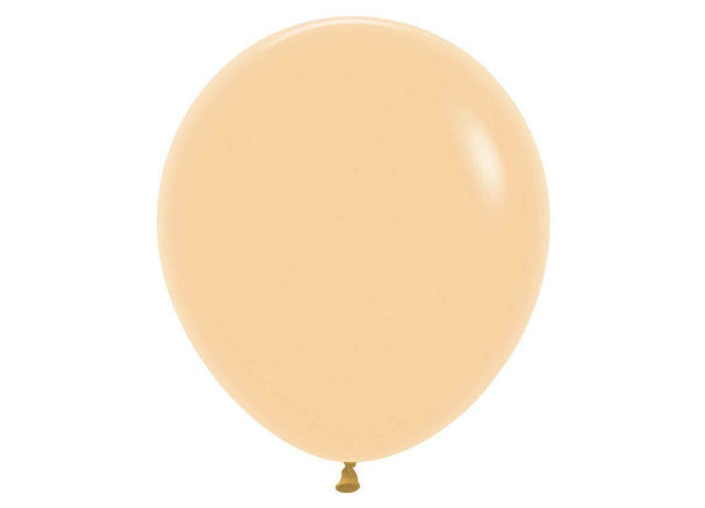 Sempertex - 18" Fashion Peach Latex Balloons (25pcs) - SKU:250847 - UPC:7703340250847 - Party Expo