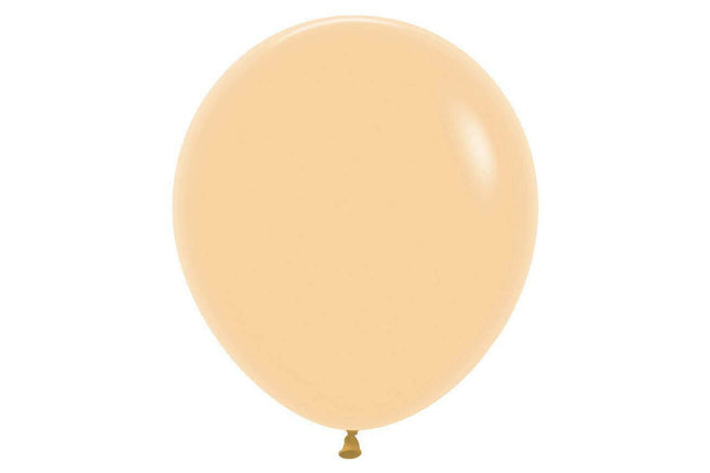 Sempertex - 18" Fashion Peach Latex Balloons (25pcs) - SKU:250847 - UPC:7703340250847 - Party Expo