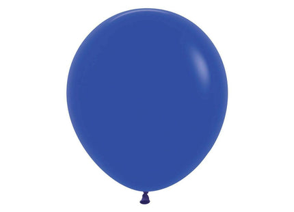 Sempertex - 18" Fashion Royal Blue Latex Balloons (25pcs) - SKU:252346 - UPC:7703340252346 - Party Expo