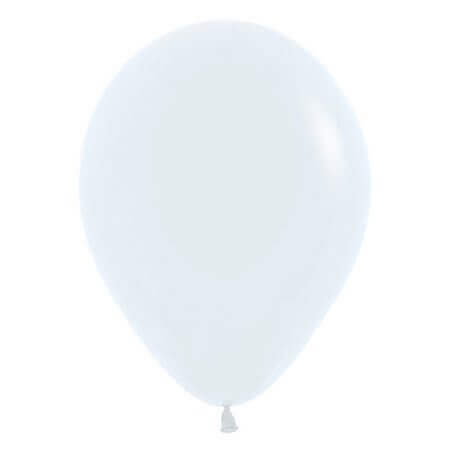 Sempertex - 18" Fashion White Latex Balloons (25 Count) - SKU:B21828 - UPC:030625550024 - Party Expo
