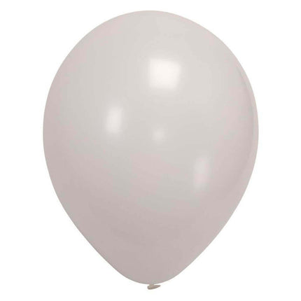 Sempertex - 18" Fashion White Latex Balloons (25pcs) - Party Expo