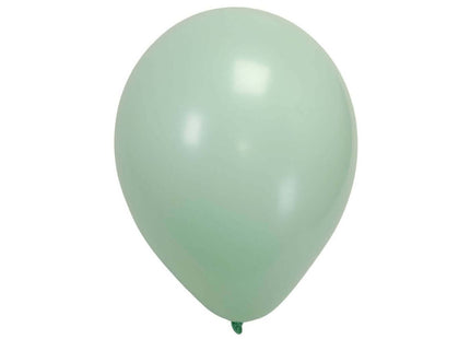 Sempertex - 18" Pastel Matte Green Latex Balloons (25pcs) - SKU:155197 - UPC:7703340155197 - Party Expo