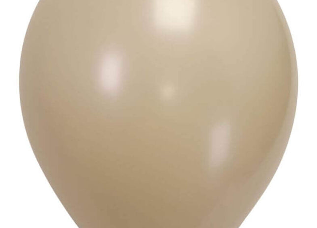 Sempertex - 18" White Sand Latex Balloons (25pcs) - SKU:446189 - UPC:7703340446189 - Party Expo