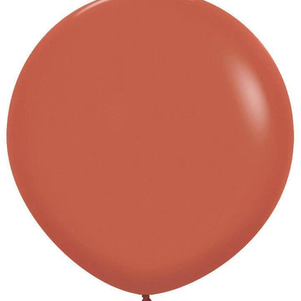 Sempertex - 24" Fashion Terracotta Latex Balloons (10pcs) - SKU:177601 - UPC:7703340177601 - Party Expo