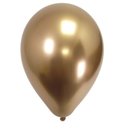 Sempertex - 260 Reflex Gold Twisting Latex Balloons (50pcs) - SKU:170015 - UPC:7703340170015 - Party Expo