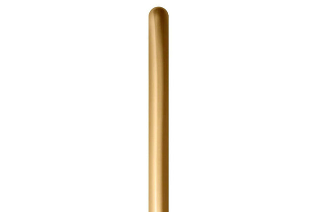 Sempertex - 260 Reflex Gold Twisting Latex Balloons (50pcs) - SKU:170015 - UPC:7703340170015 - Party Expo