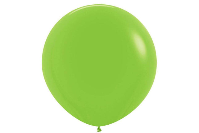 Sempertex - 36" Fashion Lime Green Latex Balloons (2pcs) - SKU:108537 - UPC:7703340108537 - Party Expo