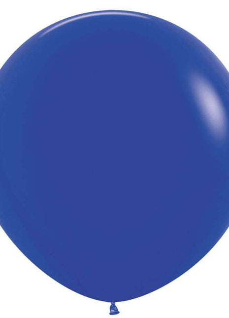 Sempertex - 36" Fashion Royal Blue Latex Balloons (2pcs) - SKU:108520 - UPC:7703340108520 - Party Expo