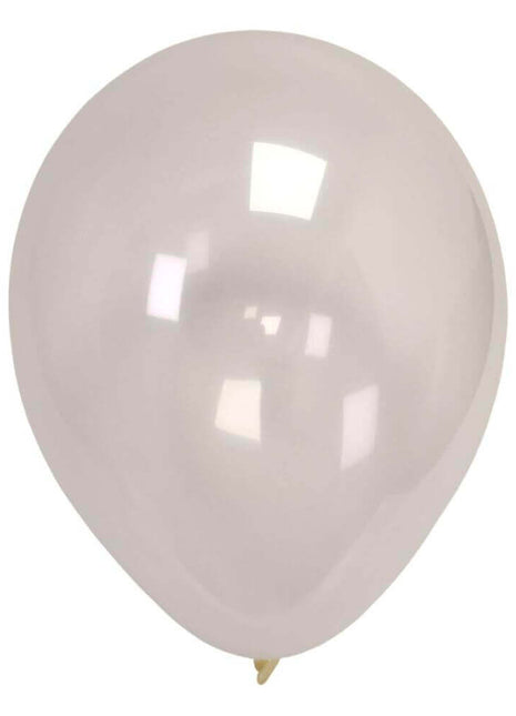 Sempertex - 5" Crystal Clear Latex Balloons (50pcs) - SKU:201160 - UPC:7703340201160 - Party Expo