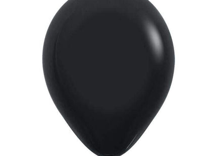 Sempertex - 5" Deluxe Black Latex Balloons (100pcs) - SKU:BO541 - UPC:030625510141 - Party Expo