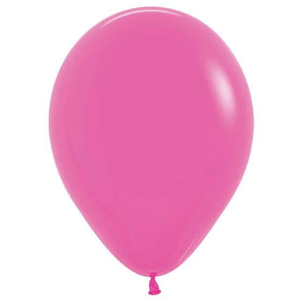 Sempertex - 5" Deluxe Fuchsia Latex Balloons (100pcs) - SKU:BO536 - UPC:030625510103 - Party Expo