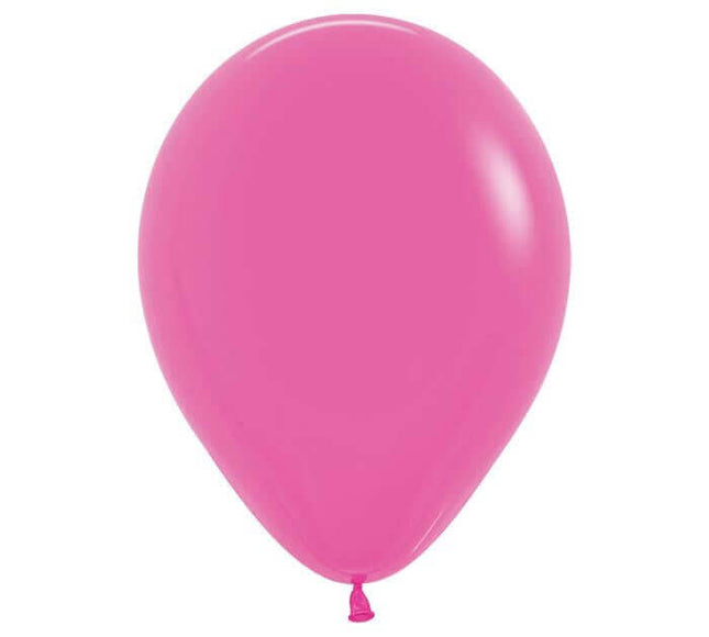 Sempertex - 5" Deluxe Fuchsia Latex Balloons (100pcs) - SKU:BO536 - UPC:030625510103 - Party Expo