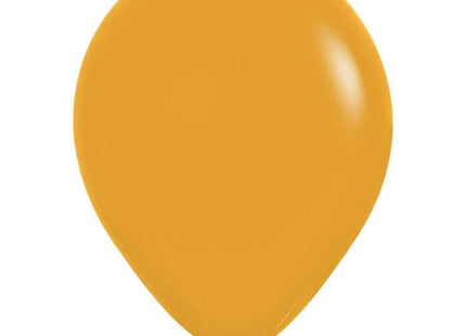 Sempertex - 5" Deluxe Mustard Latex Balloons (100ct) - SKU:513691 - UPC:030625513692 - Party Expo