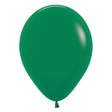 Sempertex - 5" Fashion Forest Green Latex Balloons (100ct) - SKU:510241 - UPC:030625510240 - Party Expo