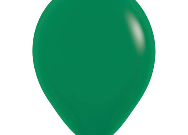 Sempertex - 5" Fashion Forest Green Latex Balloons (100ct) - SKU:510241 - UPC:030625510240 - Party Expo