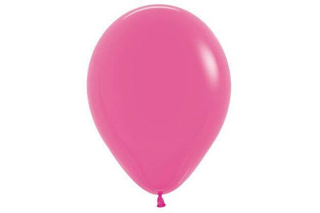 Sempertex - 5" Fuchsia Latex Balloons (50pcs) - SKU:201061 - UPC:7703340201061 - Party Expo