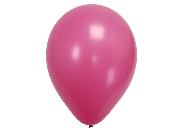 Sempertex - 5" Fuchsia Latex Balloons (50pcs) - SKU:201061 - UPC:7703340201061 - Party Expo