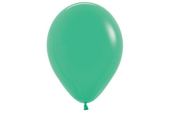 Sempertex - 5" Fashion Green Latex Balloons (50pcs) - SKU:200460 - UPC:7703340200460 - Party Expo