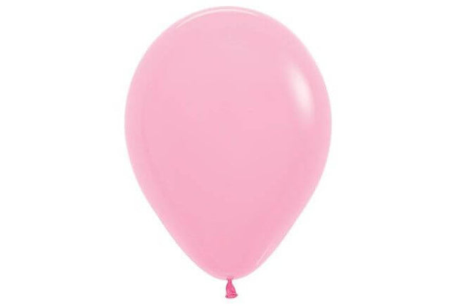 Sempertex - 5" Fashion Pink Latex Balloons (50pcs) - SKU:200361 - UPC:7703340200361 - Party Expo