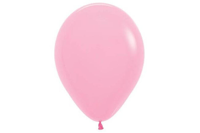 Sempertex - 5" Fashion Pink Latex Balloons (50pcs) - SKU:200361 - UPC:7703340200361 - Party Expo
