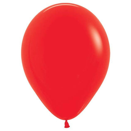 Sempertex - 5" Fashion Red Latex Balloons (100pcs) - SKU:BO523 - UPC:030625510127 - Party Expo