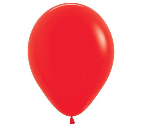 Sempertex - 5" Fashion Red Latex Balloons (100pcs) - SKU:BO523 - UPC:030625510127 - Party Expo