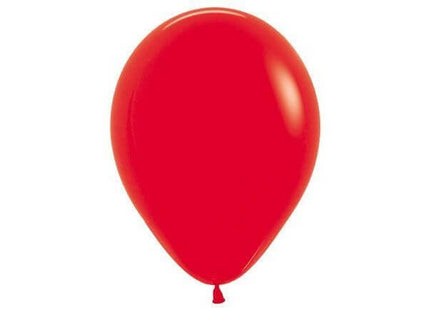 Sempertex - 5" Fashion Red Latex Balloons (50pcs) - SKU:201269 - UPC:7703340201269 - Party Expo