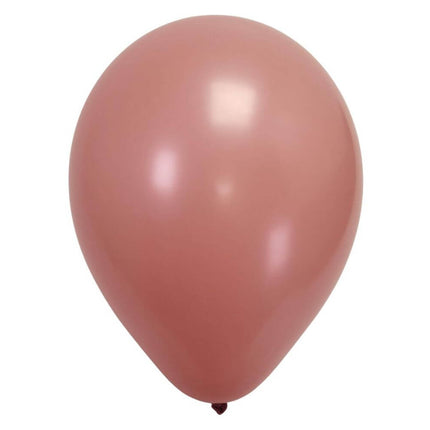 Sempertex - 5" Fashion Rosewood Latex Balloons (50pcs) - SKU:253329 - UPC:7703340253329 - Party Expo