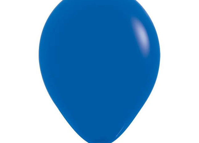 Sempertex - 5" Fashion Royal Blue Latex Balloons (100pcs) - SKU:BO521 - UPC:030625510233 - Party Expo