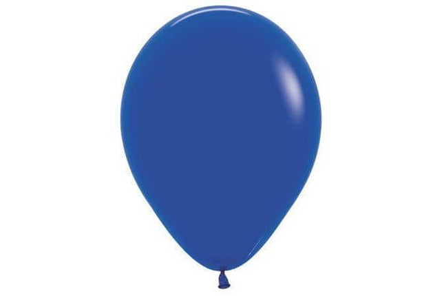 Sempertex - 5" Fashion Royal Blue Latex Balloons (50pcs) - SKU:201566 - UPC:7703340201566 - Party Expo