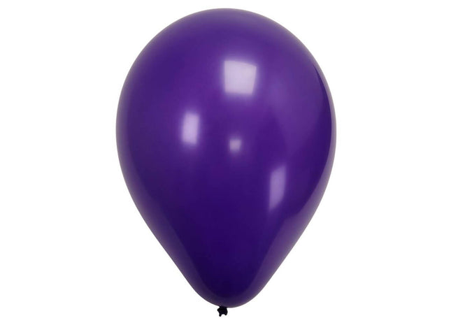 Sempertex - 5" Violet Latex Balloons (50pcs) - SKU:203966 - UPC:7703340203966 - Party Expo