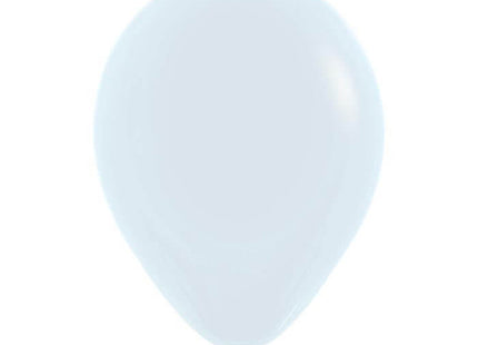 Sempertex - 5" Fashion White Latex Balloons (100pcs) - SKU:BO528 - UPC:030625510028 - Party Expo