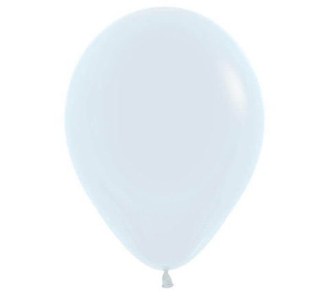 Sempertex - 5" Fashion White Latex Balloons (100pcs) - SKU:BO528 - UPC:030625510028 - Party Expo