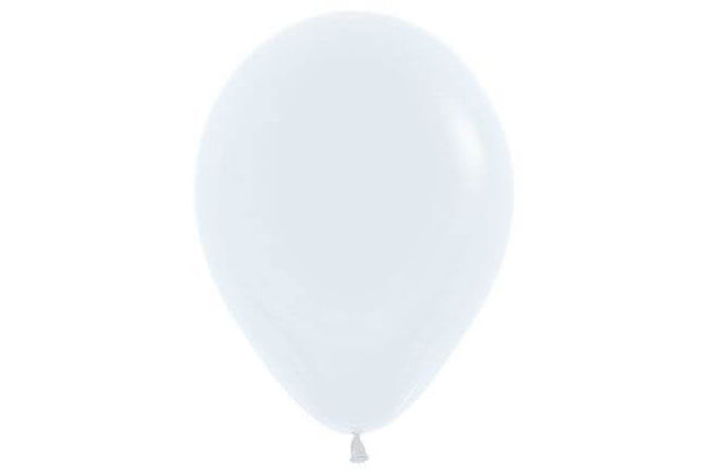 Sempertex - 5" Fashion White Latex Balloons (50pcs) - SKU:200262 - UPC:7703340200262 - Party Expo