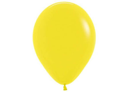 Sempertex - 5" Fashion Yellow Latex Balloons (50pcs) - SKU:200569 - UPC:7703340200569 - Party Expo