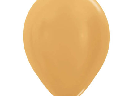 Sempertex - 5" Metallic Gold Latex Balloons (100ct) - SKU:510821 - UPC:030625510820 - Party Expo