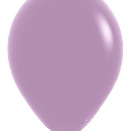 Sempertex - 5" Pastel Dusk Lavender Latex Balloons (50pcs) - SKU:395685 - UPC:7703340395685 - Party Expo