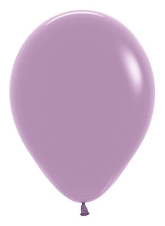 Sempertex - 5" Pastel Dusk Lavender Latex Balloons (50pcs) - SKU:395685 - UPC:7703340395685 - Party Expo
